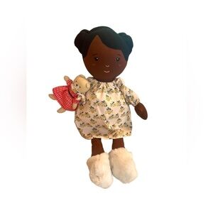 2019  MANHATTAN TOY PLUSH ETHNIC BROWN SKIN HARPER PLAYDATE FRIENDS, 15 …